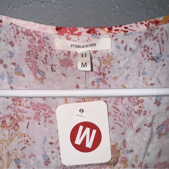 Maurices Colorful Splatter Midi Dress - Picture 2 of 4